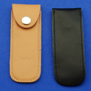 Leather Pouch with Snap Fastener