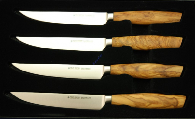 Felix - Size S Olive Steak Knife Set 4pcs.