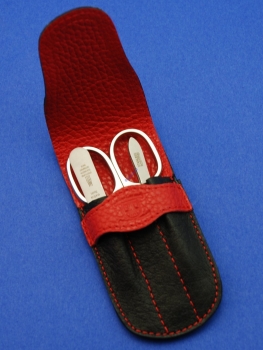 Dreiturm - Manicure Set KNHS (black/red)