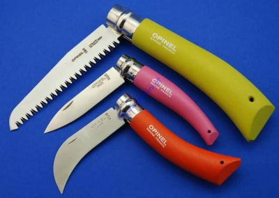 Opinel Garden Knives Kit 3 pc. (colorful)