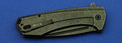 Preview: Buck Rucrus Einhandmesser grün/schwarz