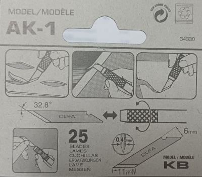 Preview: Olaf AK-1 Künstler-Messer
