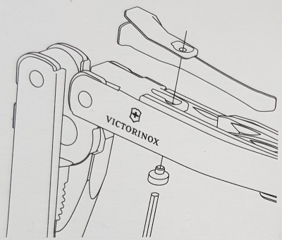 Victorinox Clip für Swiss Tool Spirit