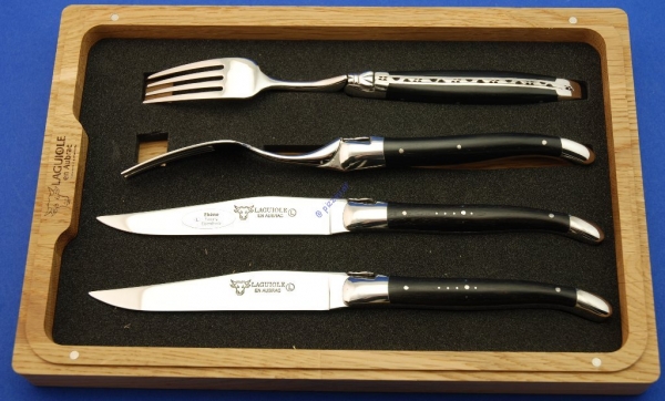 Laguiole en Aubrac - Steak Knife-/Fork Set