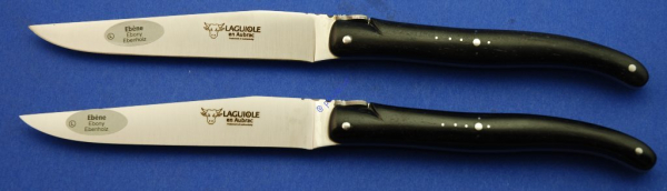 Laguiole en Aubrac - Prestige Steakmesser Set (2 tlg. - Ebenholz)