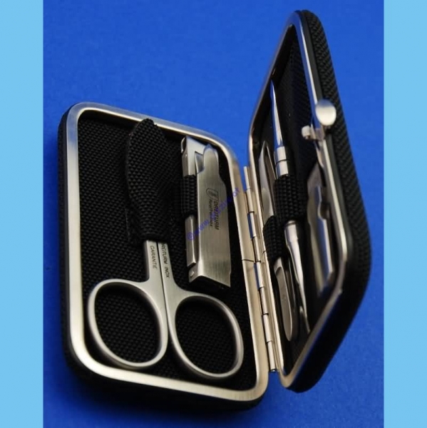 Dreiturm - Maniküre Set KNHS/Kn (black tex)