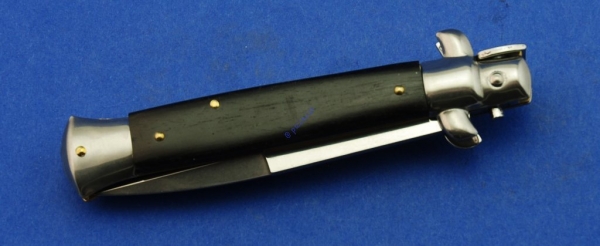 Springmesser 10 cm Klinge (Ebenholz)