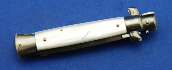 Springmesser 10 cm Klinge (Perlmutt imitat)