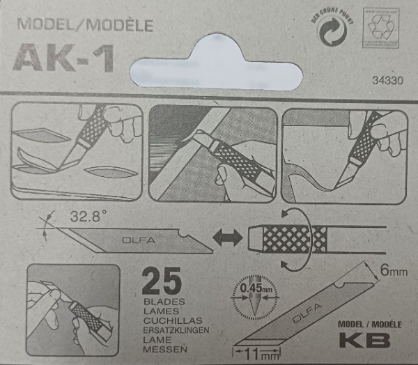 Olaf AK-1 Künstler-Messer